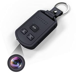 Jigayao 1080p Hidden Spy Camera Mini Security Car Key Cam for Video…