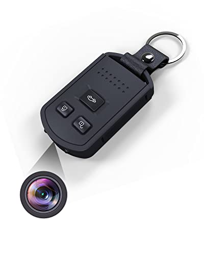 Jigayao 1080p Hidden Spy Camera Mini Security Car Key Cam for Video…