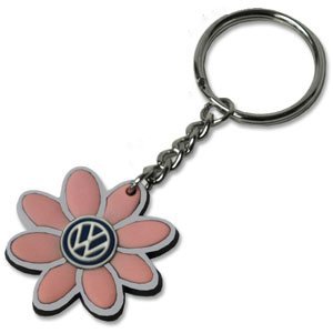 Volkswagen Pink Daisy Keychain All 18999