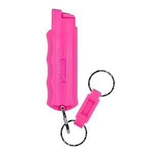 SABRE Pepper Spray with Quick Release Key Ring, 3X longer spray time,…