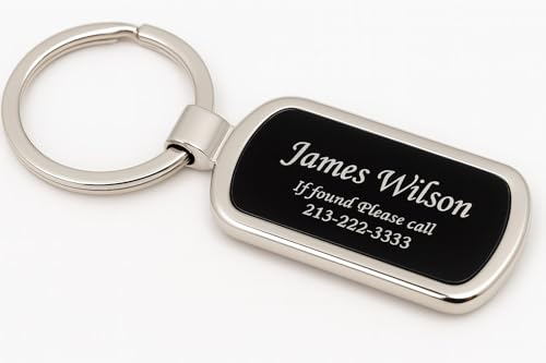 GIFTS INFINITY Personalized Engraved Metal Keychain