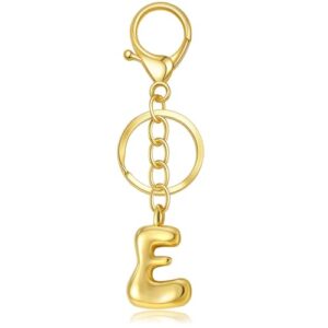 nylry Gold Initial Letter Keychain Gift for Women Initial Bag Charm Purse…