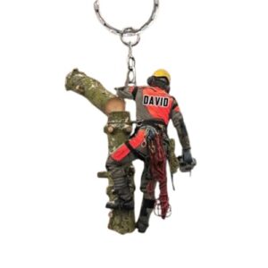 Acalpac Chainsaw Flat Keychain