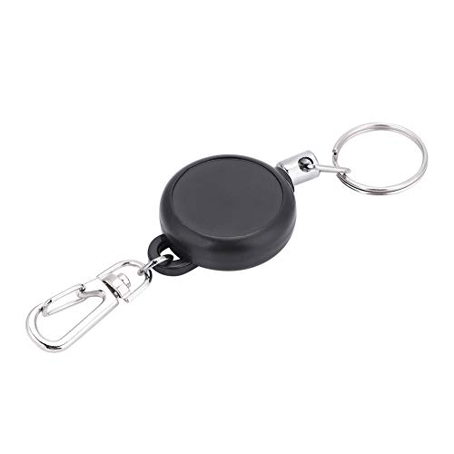 Retractable Keychains Badge Reel Holder, Extendable Keychain, Stainless Steel Retractable Keyring Key… - Image 5