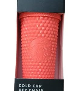 Starbucks Studded Tumbler Ornament Key Chain Dragonfruit 2022 Limited Edition