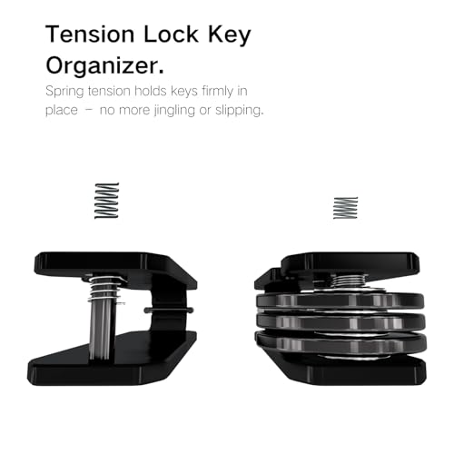 CAXGEK Metallic Carbon Fiber Key Organizer - Image 2