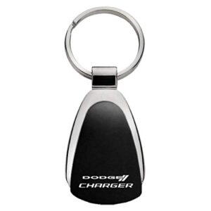 Dodge Charger Black Tear Drop Key Chain