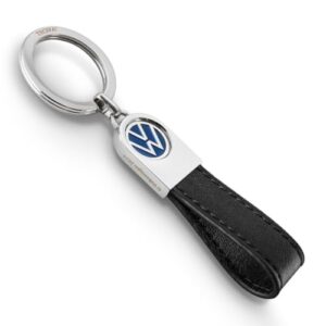 Troika Keyring VW logo, leather loop
