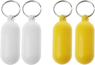 2 Pcs Yellow Floating Keychain Pills - Image 8