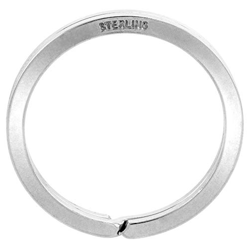 Sterling Silver Split Ring Key Ring 33mm (1 1/4 inch) - Image 3