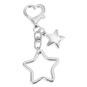 Mabor Silver Star KeyChain Cute Y2k KeyChain Kawaii Accessories Decor for Car…