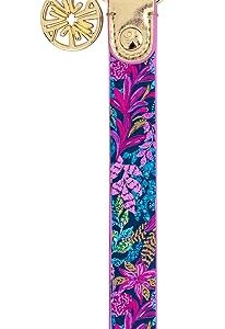 Lilly Pulitzer Durable Leatherette Strap Key Chain, Cute Wristlet Keychain Accessory with…