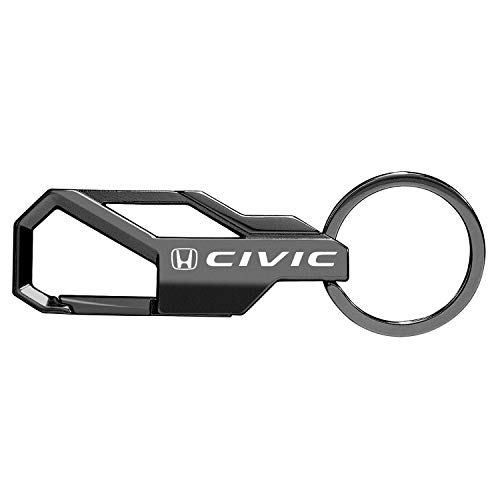 iPick Image for Honda Civic Gunmetal Black Carabiner - Image 2