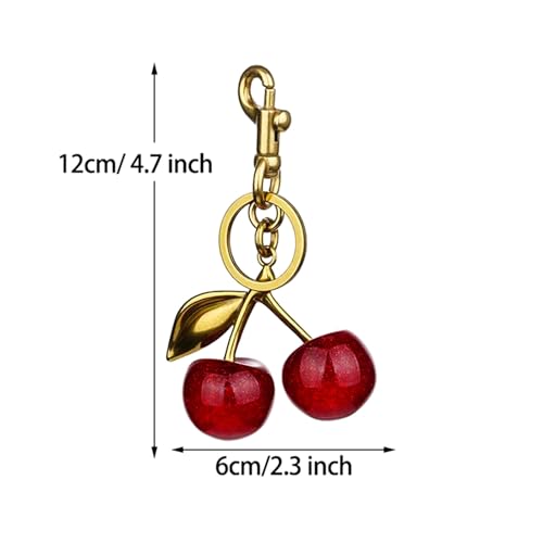 FASTFAIRY Keychain Cherry Bag Charms Purse - Image 3