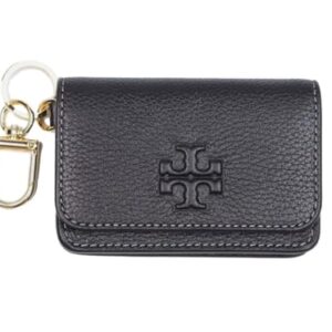 Tory Burch Thea Flap Card Case (Black)