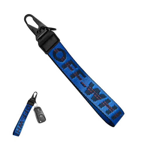 DXNQ Car Keychain, Fabric Keychain Wrist Lanyard, Key Ring for Cars Keys…