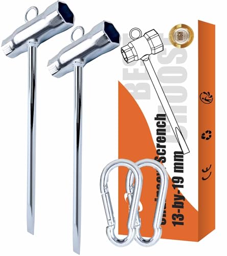 OSROENE Chainsaw Wrench, 2 Pack Chainsaw Tool Chain Saw Scrench with Hook,…