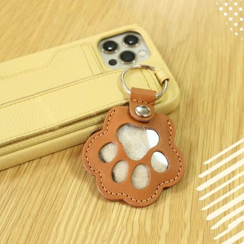 hzzsbu 3 Pcs Pet Hair Storage Keychain, Cat Paw Shaped Keychain, Pet… - Image 4
