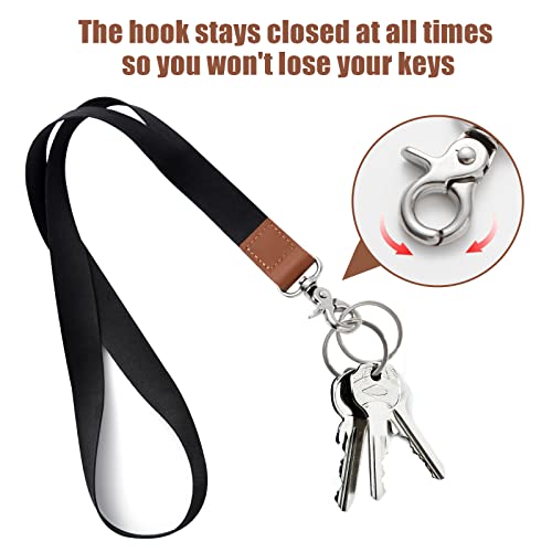 XCHIN Lanyard, Lanyards for Keys, Black Keychain Long Lanyard for Women Men,… - Image 3