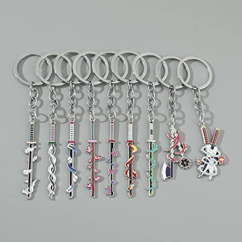 Anime Demon Keychains Hashira Slaye Sword Keychains Cosplay Collection Souvenir Key Chains… - Image 3