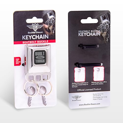 Ford Keychain, Seatbelt Buckle Keyholder, Built Ford Tough - Image 5