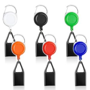 GTILE 6 Pcs Retractable Lighter Leash, Keychain Lighter Holder with Clip Classic…