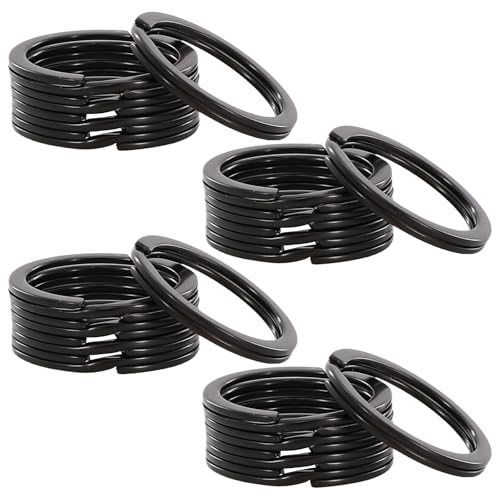 TURAOHU Black Key Rings, 20 1