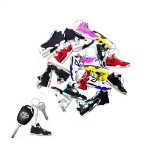 TSY TOOL 30 Pcs of Random Mini Retro Sneaker Keychains