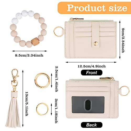 KNGITRYI Wallet Keychain Wristlet for Women,Slim RFID Credit Card Holder Purse Tassel… - Image 2