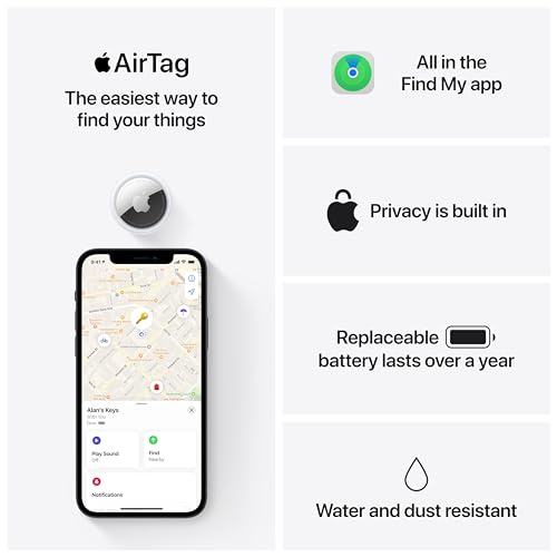 Apple AirTag. Keep Track of and find Your Keys, Wallet, Luggage, Backpack,… - Image 6