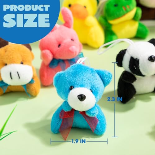 JOYIN 36 Pack Mini Animal Plush Toy Assortment (36 Units 3" Each),Bulk… - Image 3
