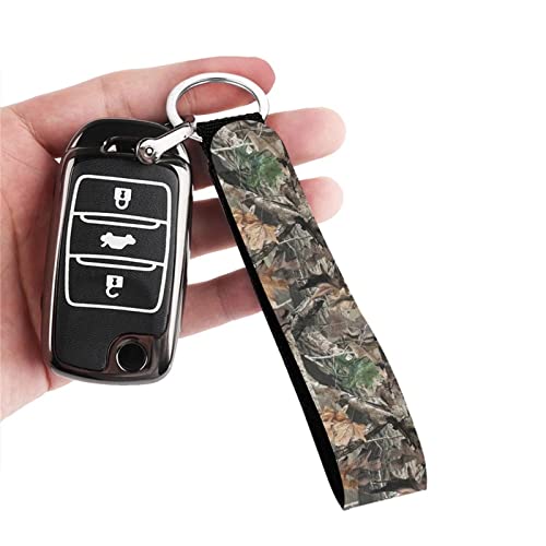 BYCHECAR Wrist Lanyard Key Chain for Men Women Camouflage Keychains Wristlet Strap… - Image 3