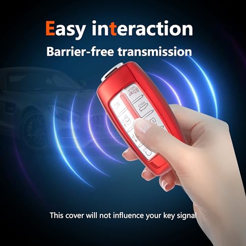 Flensent for Genesis Key Fob Cover with Keychain for Genesis G70 G80… - Image 5