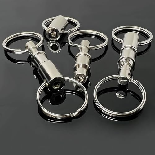 Tenalleys 4 Pack Quick Release Keychain Detachable Pull Apart Keychain Dual Pull… - Image 6