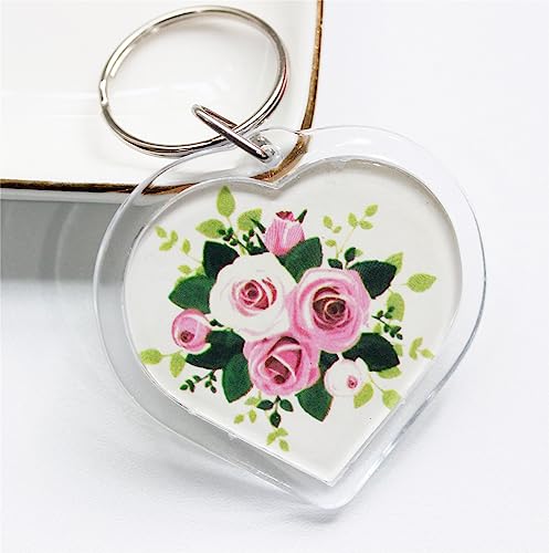 BetterJonny 20Pcs Acrylic Photo Keychain Blanks Photo Keychains Clear in Photo Keychain… - Image 4