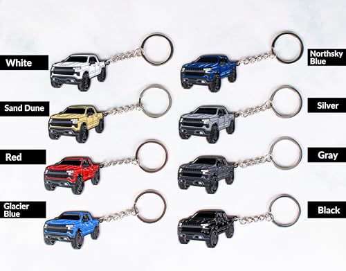 FOUR WHEEL BEAST Chevy Keychain Compatible with Chevy Silverado 1500 Accessories - Image 7