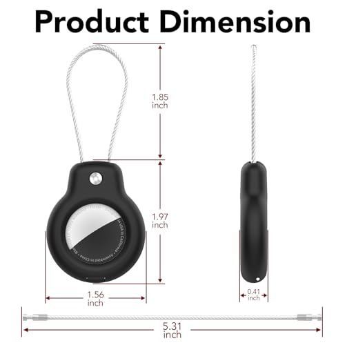 SPGUARD for AirTag Holder Case with Keychain, Air Tags - Image 8