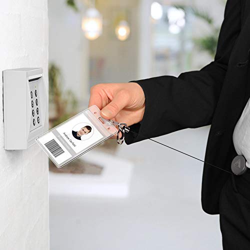 2 Pack Heavy Duty Metal Retractable Badge Holder Reel with Belt Clip… - Image 7