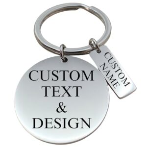 Custom Logo or Text Keychain