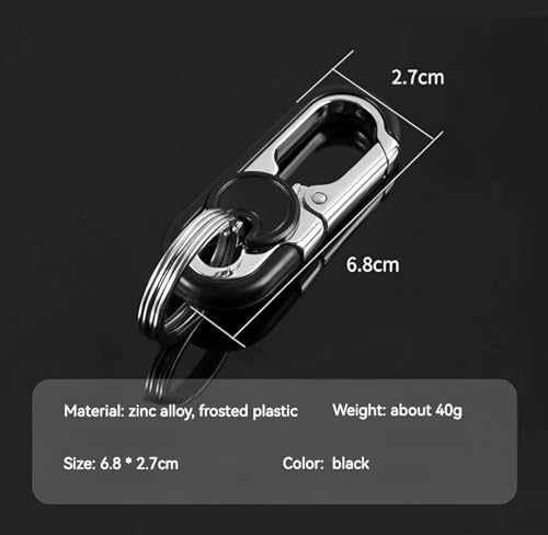 CHRIS GOOD Men's Car Key Chain 3pcs, Personalized Creative Stainless Steel Car… - Image 3