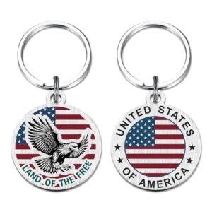 TGCNQ Patriotic American Keychain