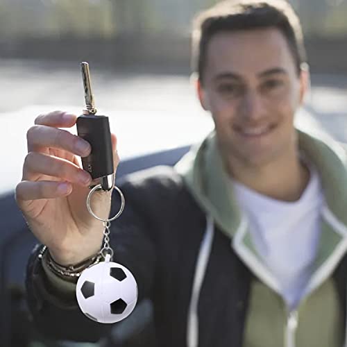 Honbay 6PCS Foam Sports Ball Keychains Lightweight Soccer Football Baseball Basketball Tennis… - Image 4