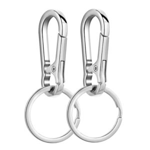 Wikavanli Metal Keychains Keyring Key Chain Ring Clip Holder Organizer for Home…
