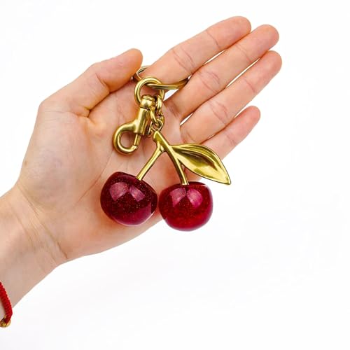 FASTFAIRY Keychain Cherry Bag Charms Purse - Image 4