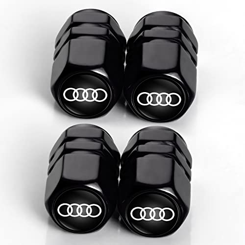 for Audi Keyring, Alloy Valve Stem Caps and Car Keychain Combo Fit… - Image 5