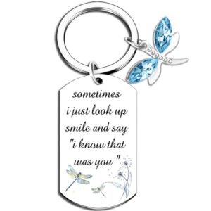 WXCATIM Dragonfly Gifts For Women Dragonfly Keychain Bereavement Gifts Loss Of Mother…