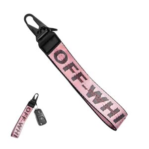 DXNQ Car Keychain, Fabric Keychain Wrist Lanyard, Key Ring for Cars Keys…