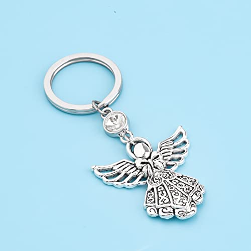 FUSTMW Guardian Angel Charm Key Chain Gifts - Image 7