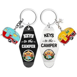 Camper Keychain Gifts for Women Men