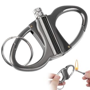 CHOICEDC Keychain Lighter, Permanent Match Infinity Lighter, Reusable Waterproof Forever Matches Lighters,…